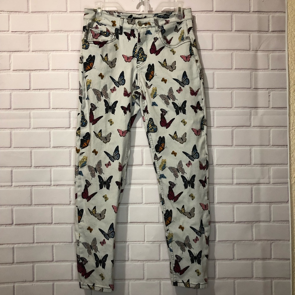 delias by Dolls Kill Miss Monarch Butterfly Jeans